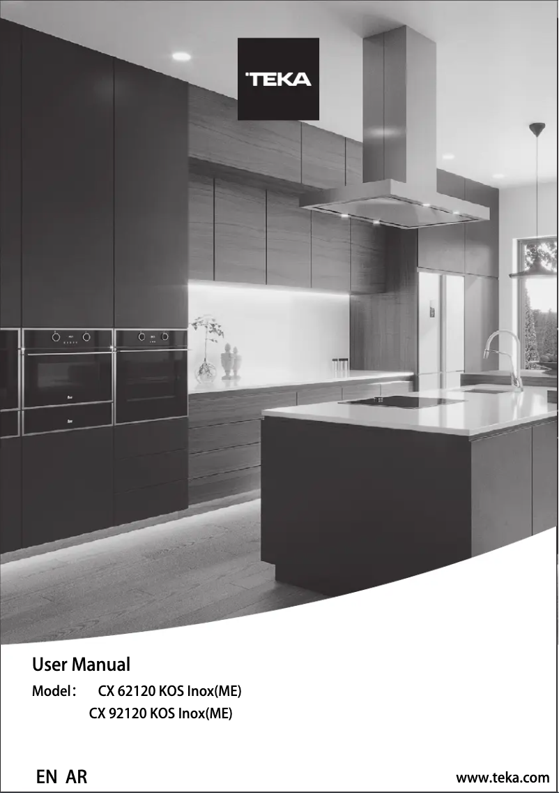 Page 1 de la notice Manuel utilisateur Teka CX 62120 KOS