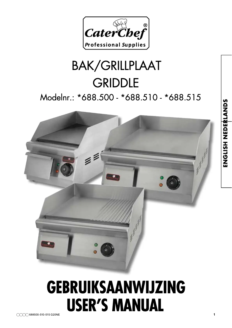 Image de la première page du manuel de l'appareil 688515