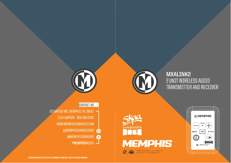 Page 1 of the manual User Manual Memphis Audio MXALINK2