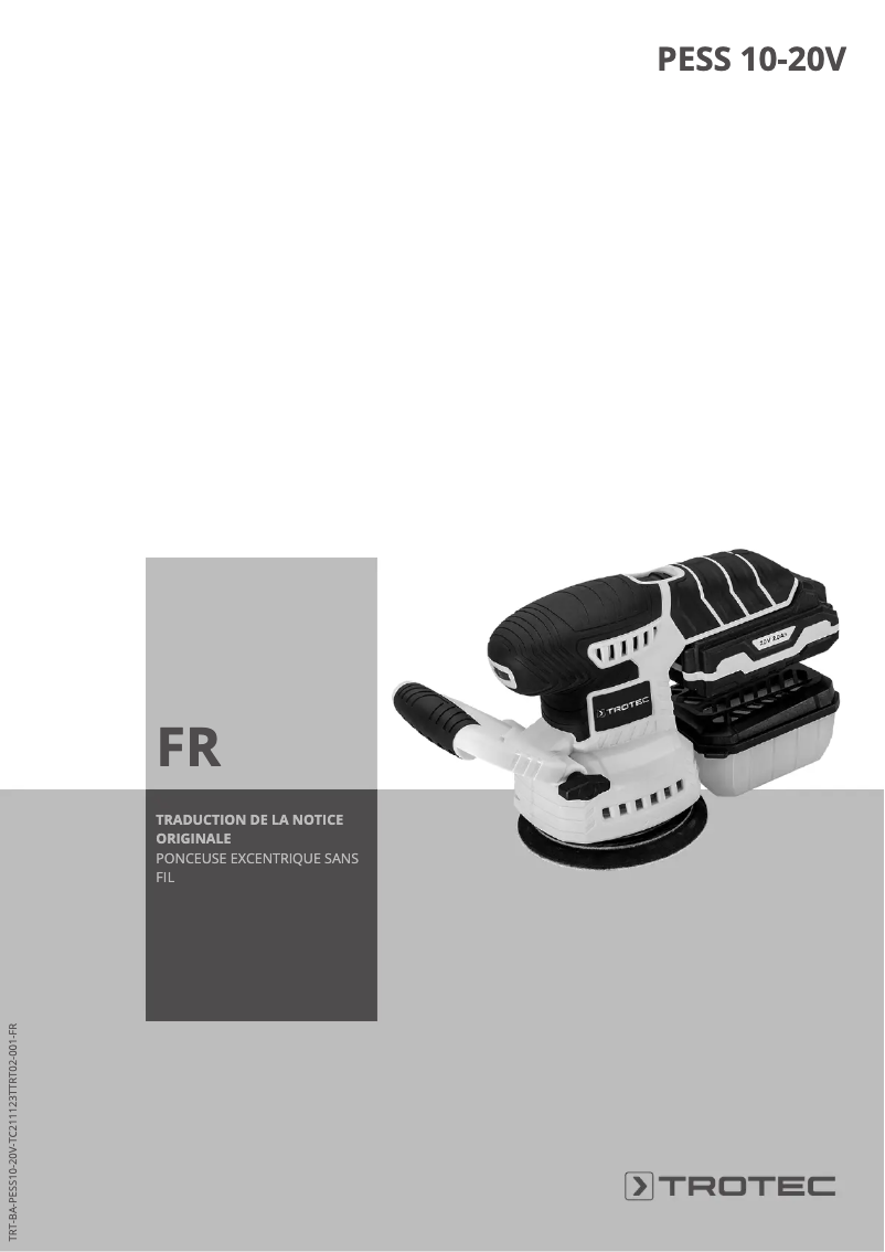 Page n°1 - Manuel utilisateur Trotec PESS 10-20V