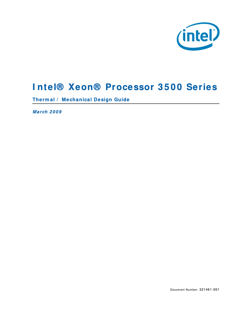 Page 1 of the manual User Manual HP Intel Xeon W3530