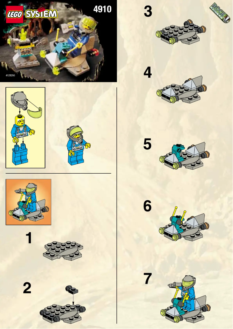 Page n°1 - Manuel utilisateur Lego Rock Raiders 4910