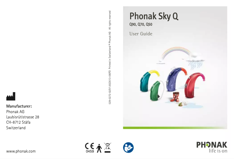 Página 1 del manual Manual de usuario Phonak Sky Q