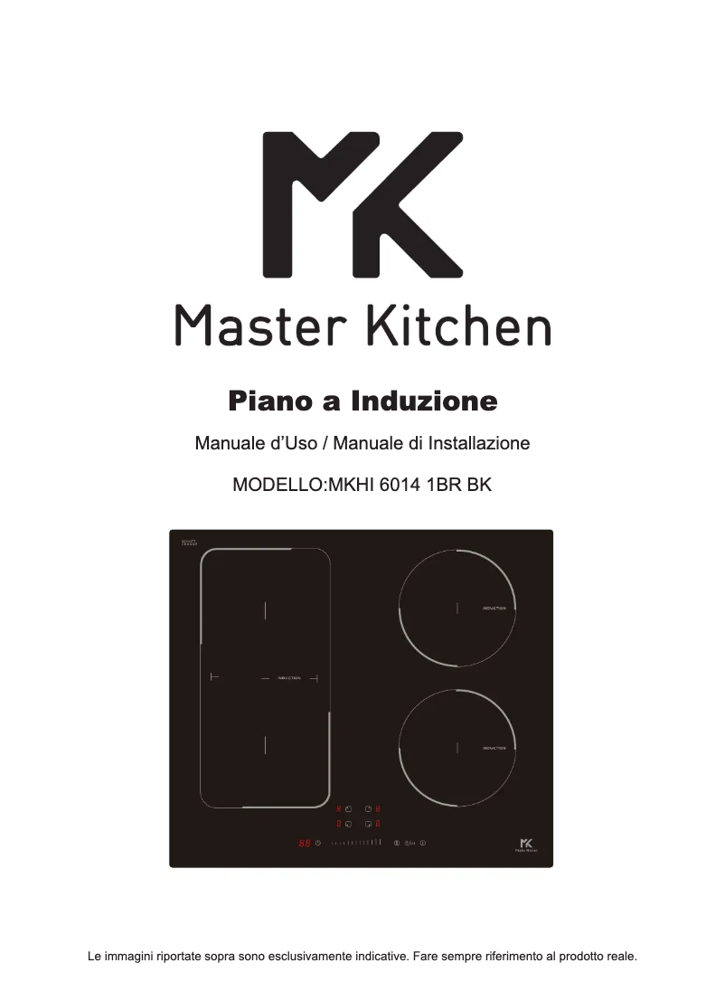 Page n°1 - Manuel utilisateur Master Kitchen MKHI 6014 1BR BK