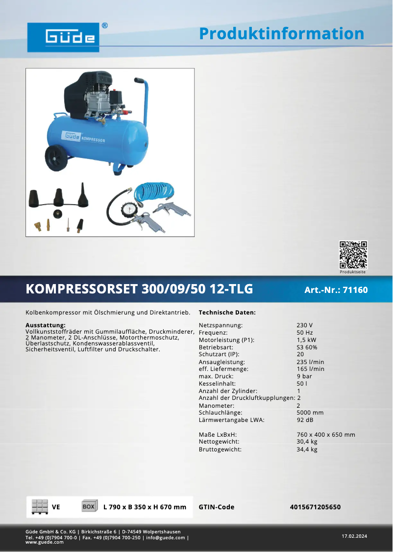 Image de la première page du manuel de l'appareil 300/09/50 12-TLG