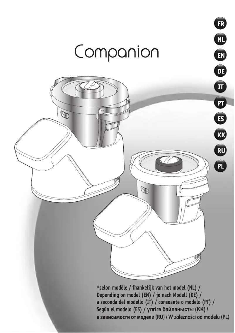 Image de la première page du manuel de l'appareil I-Companion Touch Pro HF93D810