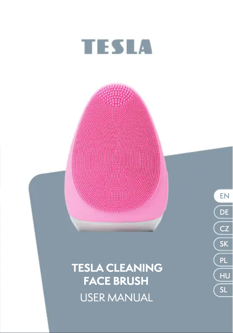 Page 1 de la notice Manuel utilisateur Tesla Cleaning Face Brush