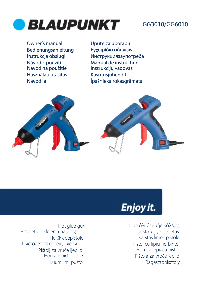 Page n°1 - Manuel utilisateur Blaupunkt GG3010