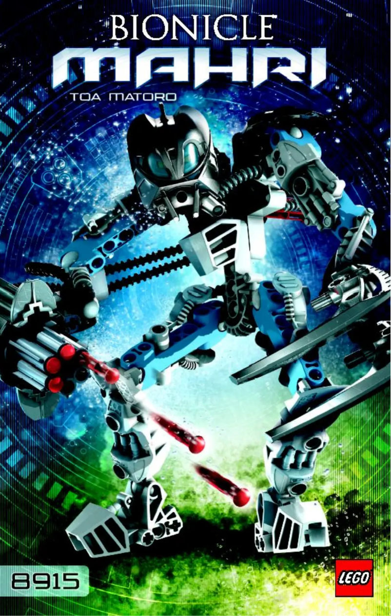 Image de la première page du manuel de l'appareil Bionicle 8915