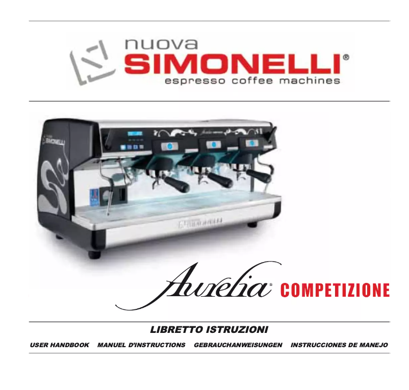 Page n°1 - Manuel utilisateur Nuova Simonelli Aurelia Competizione