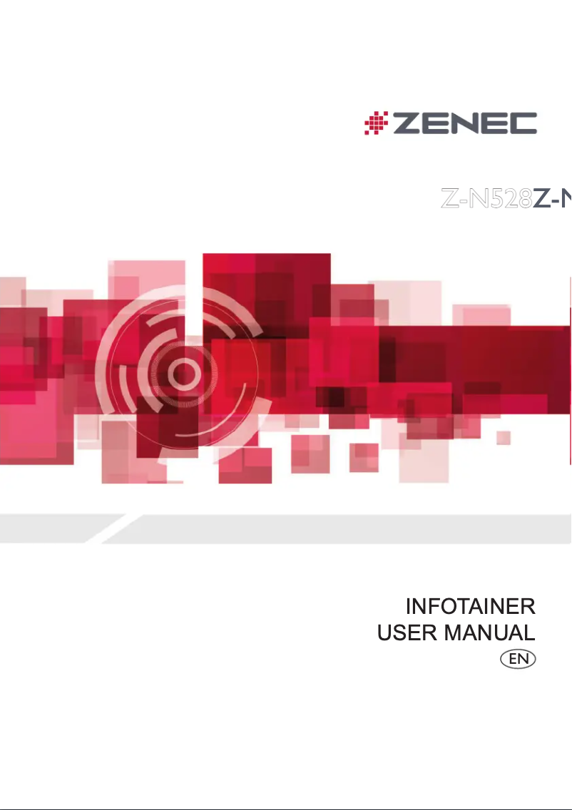 Page 1 de la notice Manuel utilisateur Zenec Z-N528