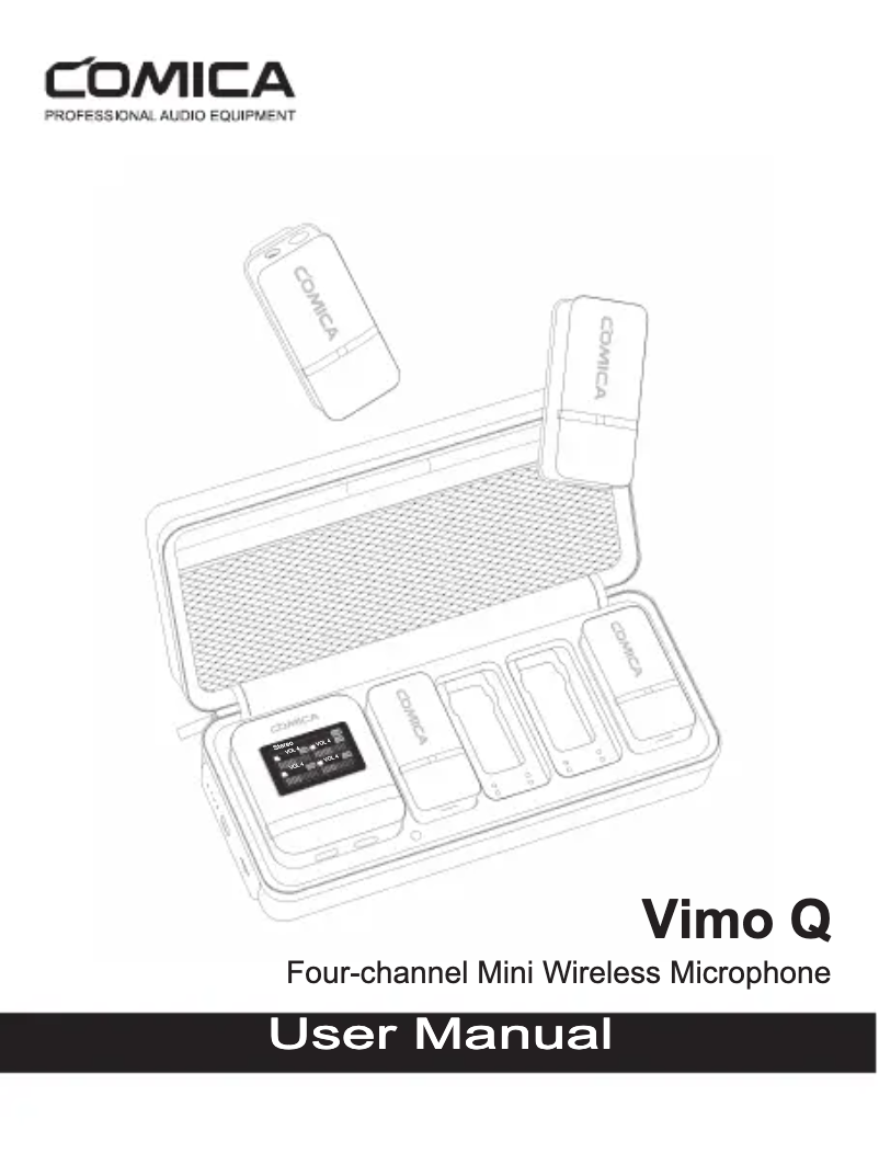 Page 1 de la notice Manuel utilisateur Comica Vimo Q