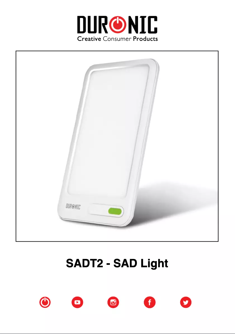 Page 1 de la notice Manuel utilisateur Duronic SADT2