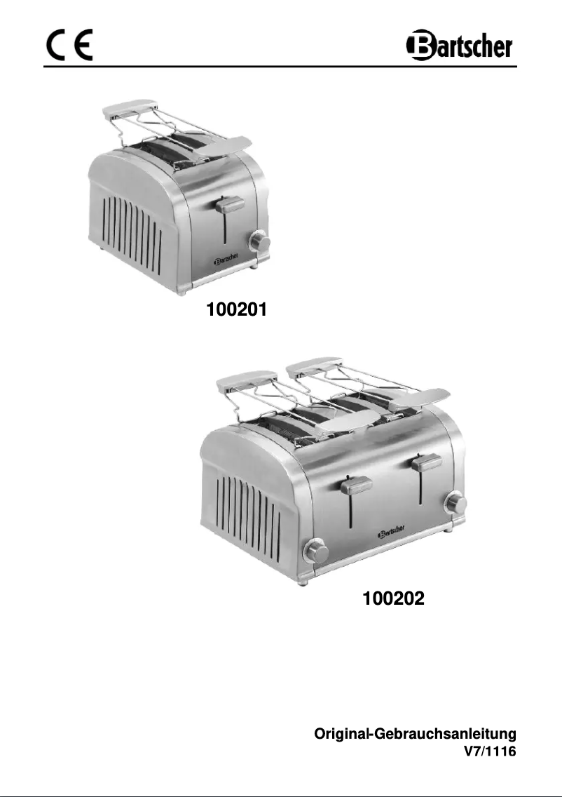 Image de la première page du manuel de l'appareil 100201