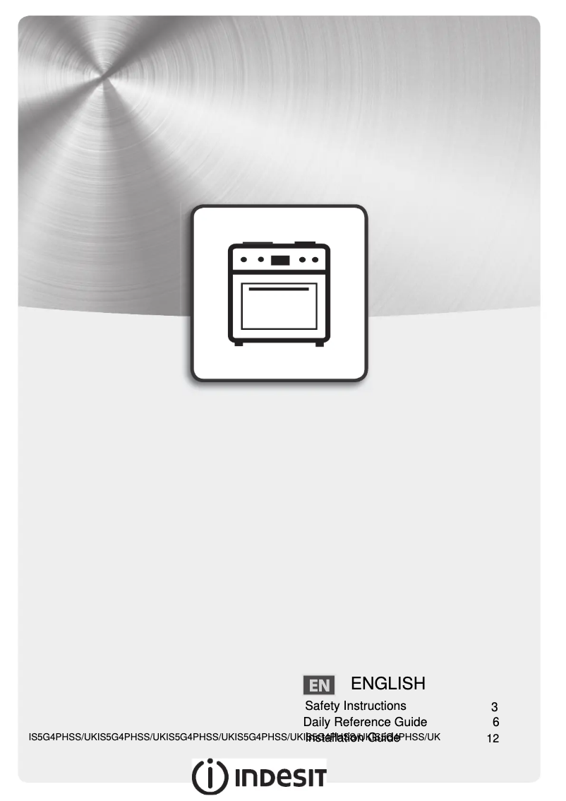 Página 1 del manual Instrucciones / montaje Hotpoint IS5G4PHSS/UK