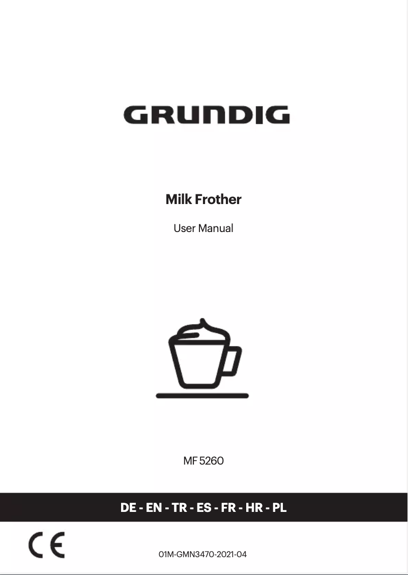 Page n°1 - Manuel utilisateur Grundig MF 5260