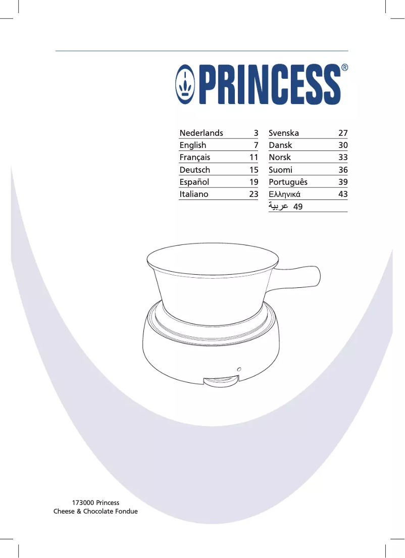 Page n°1 - Manuel utilisateur Princess Cheese and Chocolate 173000