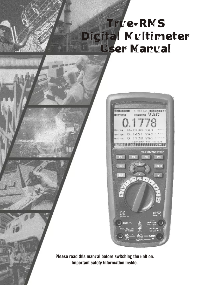 Page 1 de la notice Manuel utilisateur CEM DT-9979