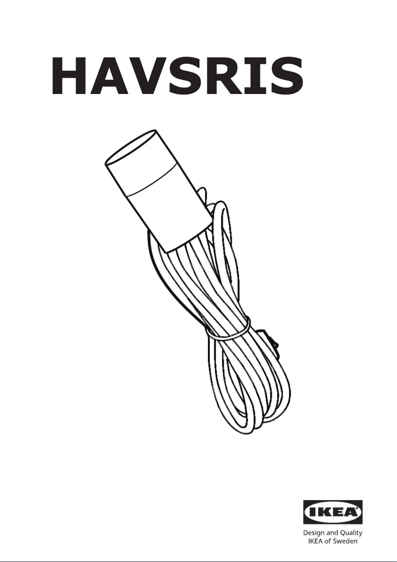 Image de la première page du manuel de l'appareil HAVSRIS 604.900.53