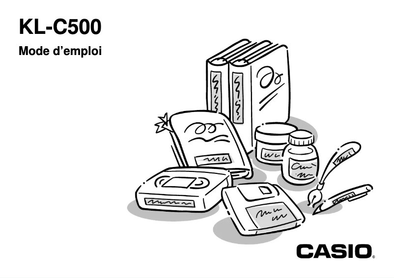 Page n°1 - Manuel utilisateur Casio KL-C500