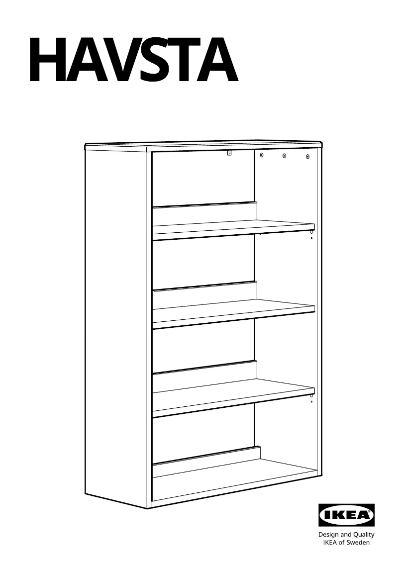 Página 1 del manual Manual de usuario Ikea HAVSTA 703.886.39