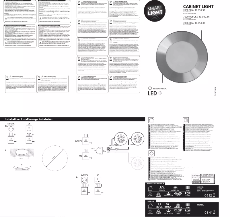 Image de la première page du manuel de l'appareil 7000.005UK