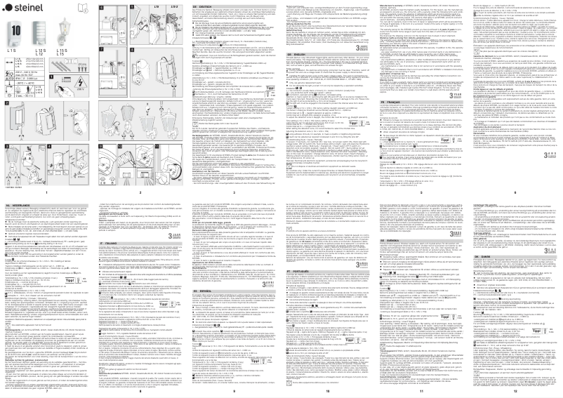 Page n°1 - Manuel utilisateur Steinel L 15 S