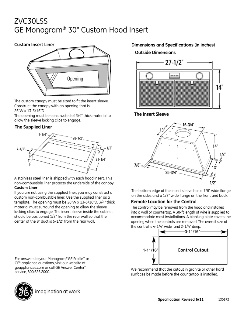 Page n°1 - Manuel utilisateur Monogram ZVC30LSS