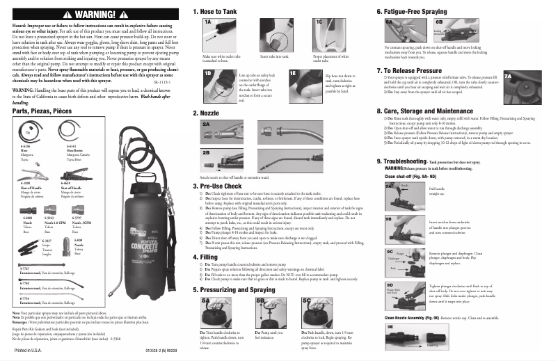 Page 1 de la notice Manuel utilisateur Chapin 22190