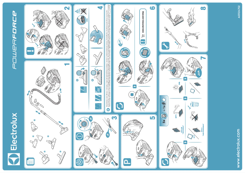 Page n°1 - Manuel utilisateur Electrolux PF1CLASSIC