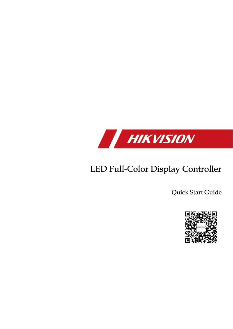 Page 1 de la notice Manuel utilisateur Hikvision DS-D42B04-N