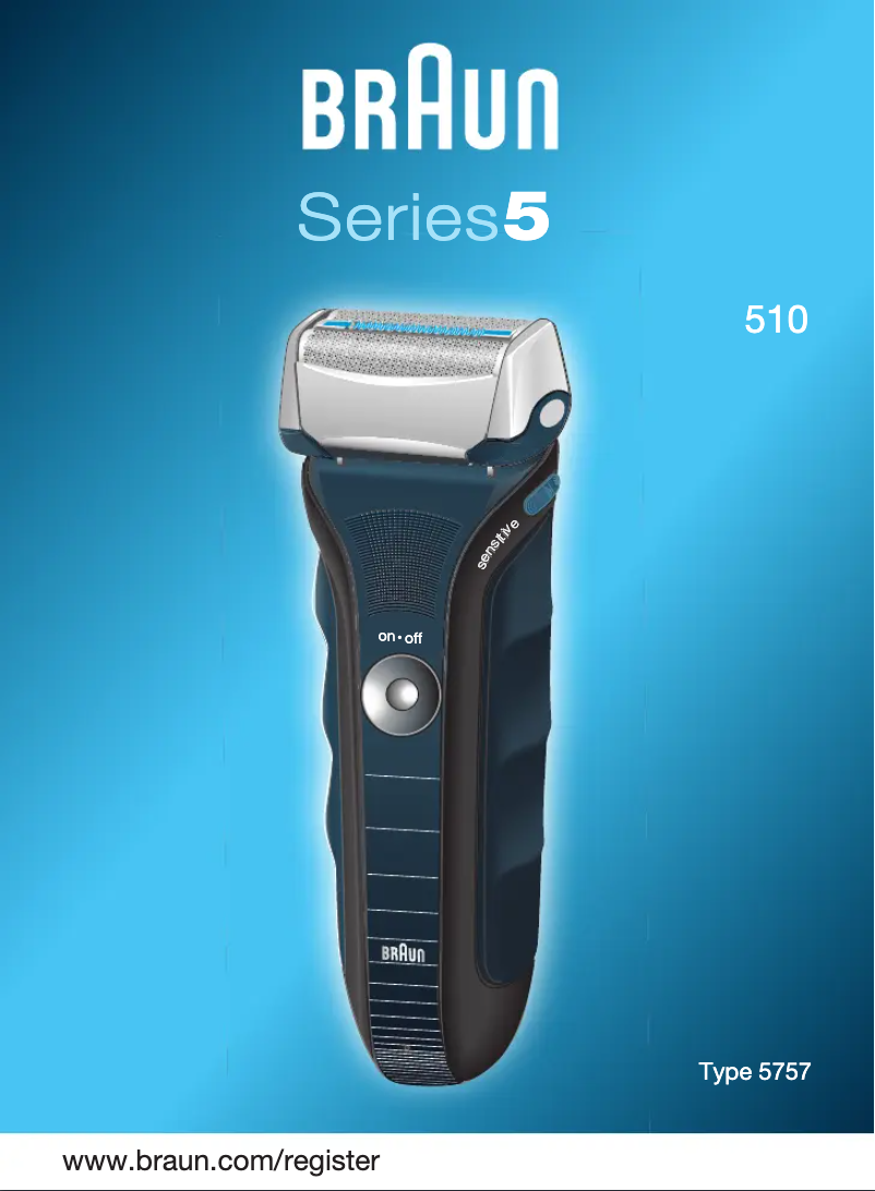 Page n°1 - Manuel utilisateur Braun Series 5 510
