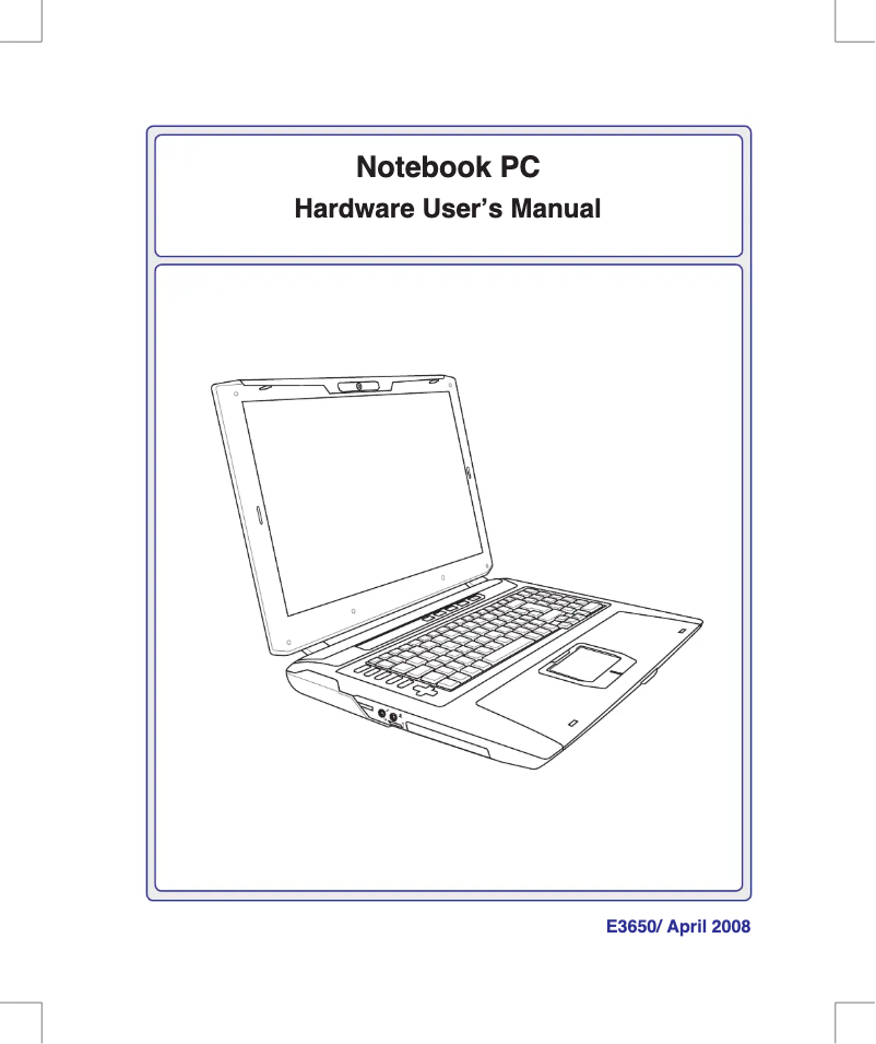 Page n°1 - Manuel utilisateur Asus G70