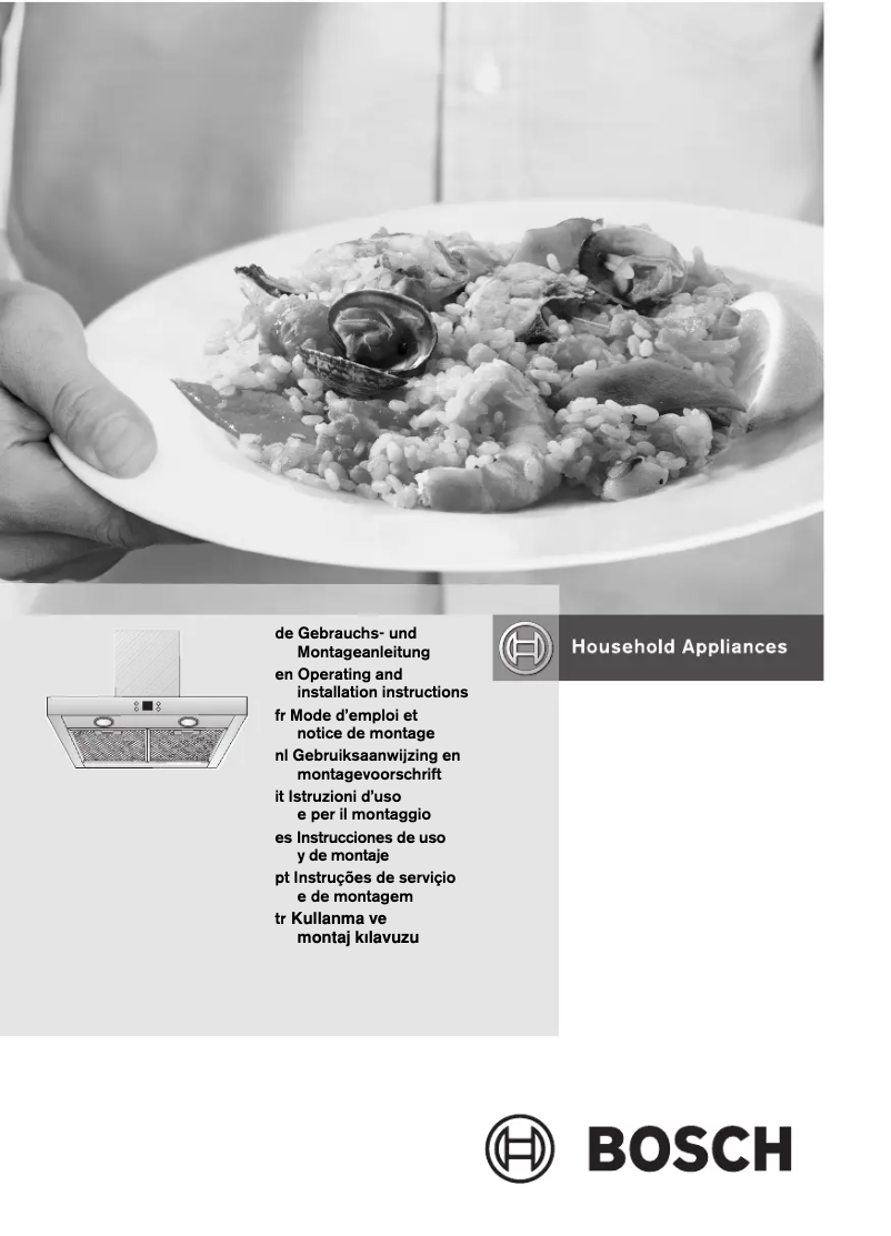Page n°1 - Manuel utilisateur Bosch DKE945M