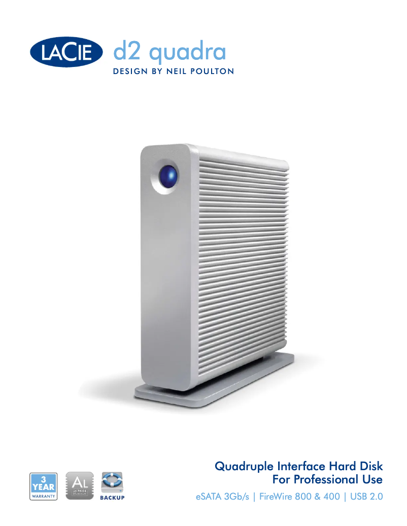 Image de la première page du manuel de l'appareil d2 Quadra