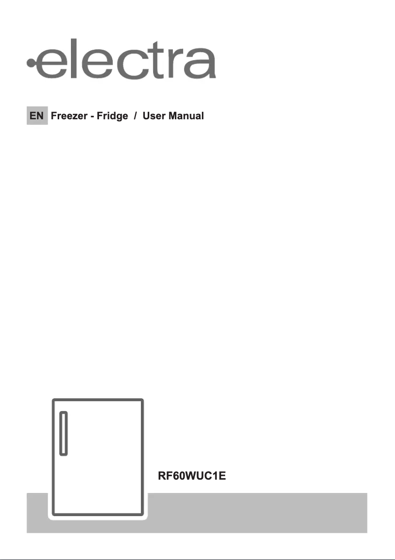 Page n°1 - Manuel utilisateur Electra RF60WUC1E