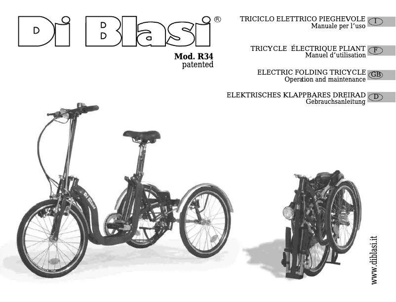 Image de la première page du manuel de l'appareil R34