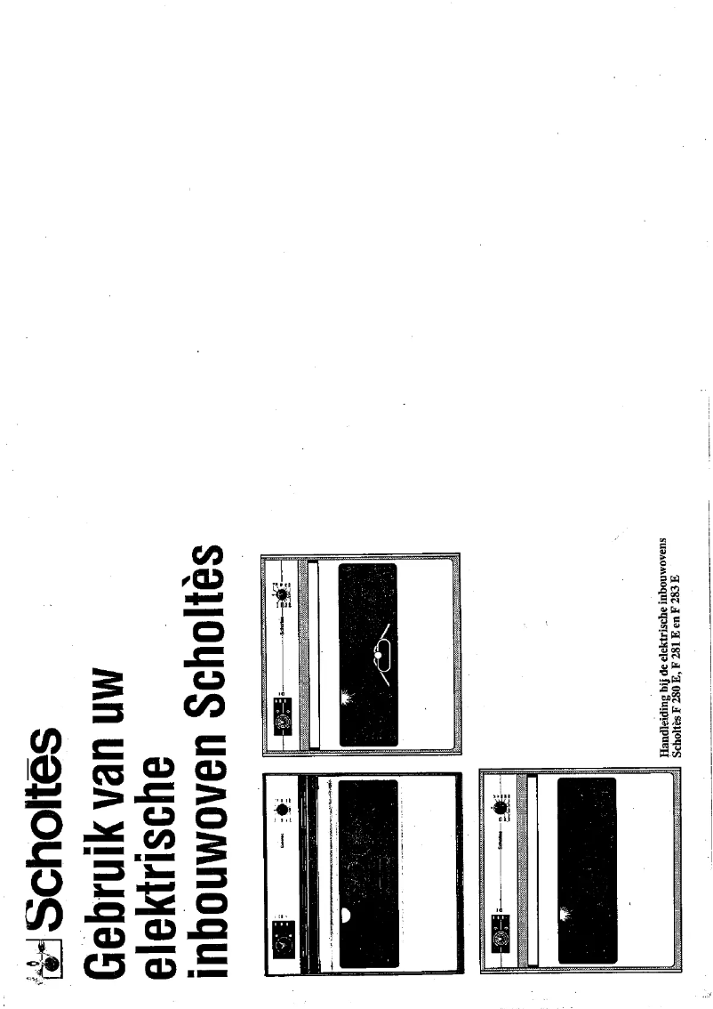 Image de la première page du manuel de l'appareil F 281 E