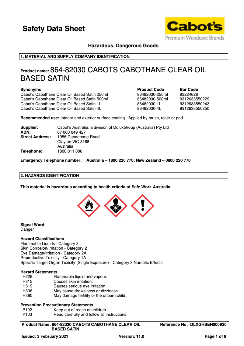 Image de la première page du manuel de l'appareil 86482030