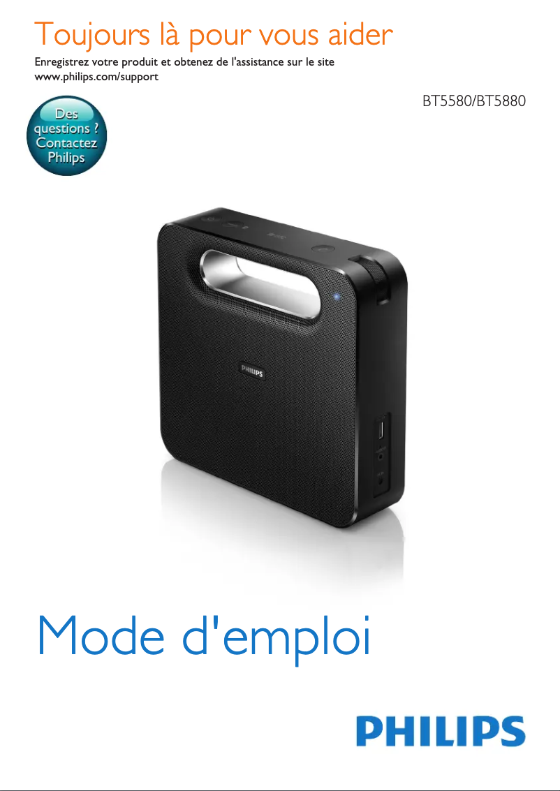 Página 1 del manual Manual de usuario Philips BT5880