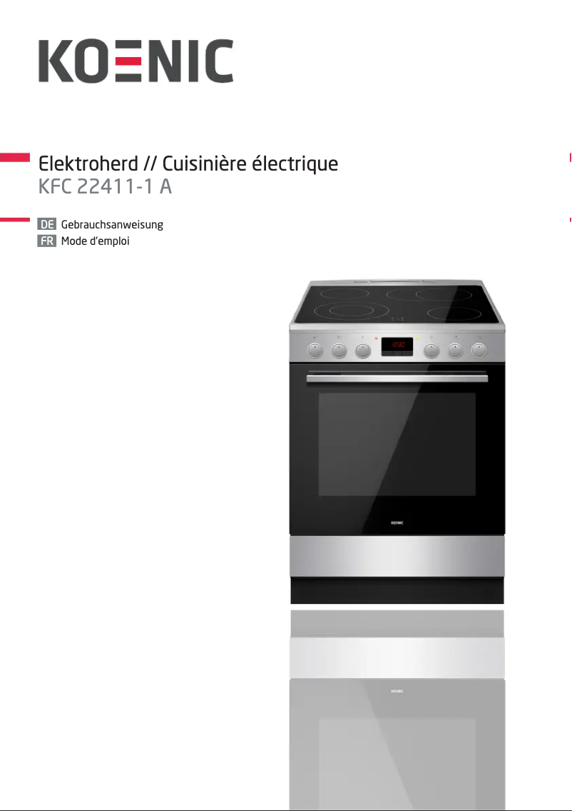 Página 1 del manual Manual de usuario Koenic KFC 22411-1 A