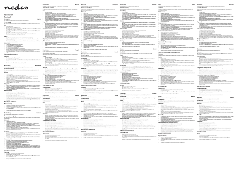 Image de la première page du manuel de l'appareil PESC113DWT