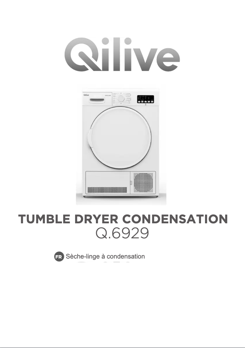 Page n°1 - Manuel utilisateur Qilive Q.6929