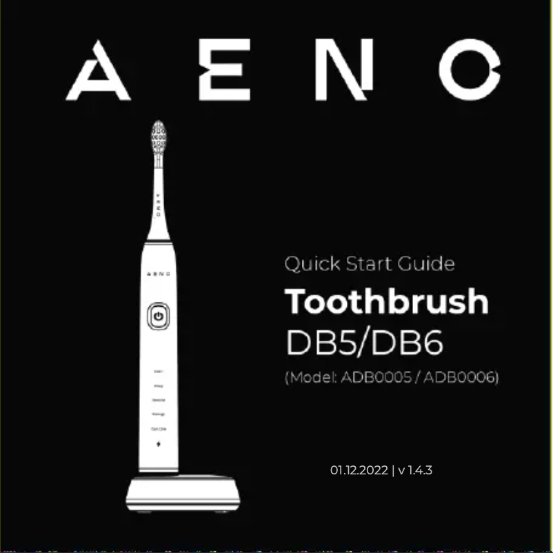 Page 1 de la notice Guide de démarrage rapide AENO DB5