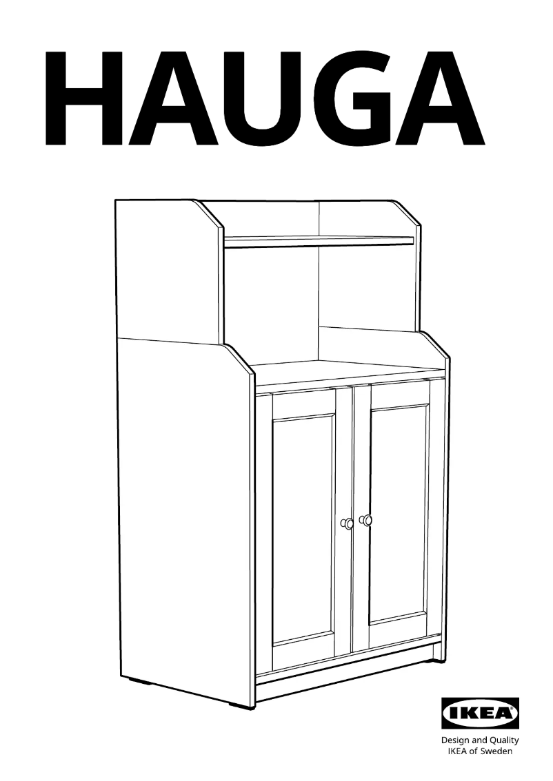Page 1 de la notice Manuel utilisateur Ikea HAUGA 505.196.36
