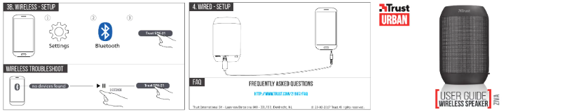 Page 1 de la notice Manuel utilisateur Trust 21967