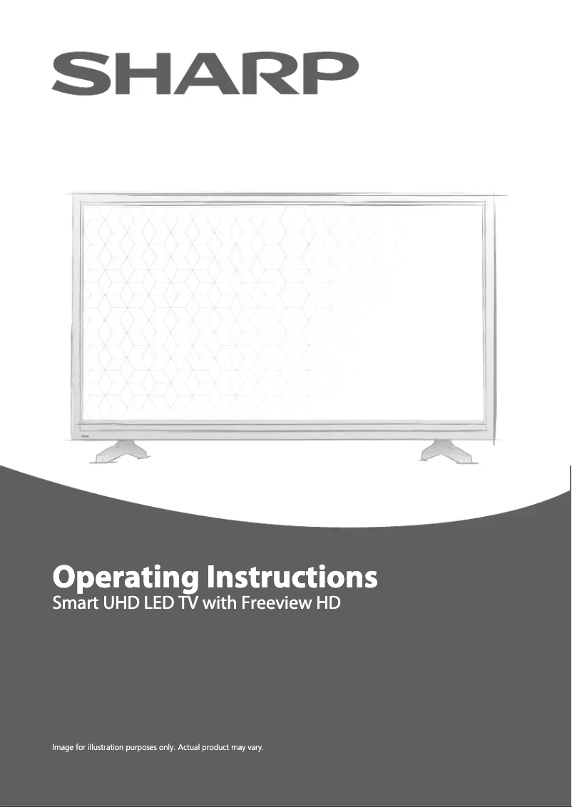 Page 1 de la notice Manuel utilisateur Sharp LC-40UI7552K