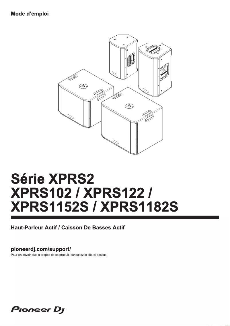 Image de la première page du manuel de l'appareil XPRS102