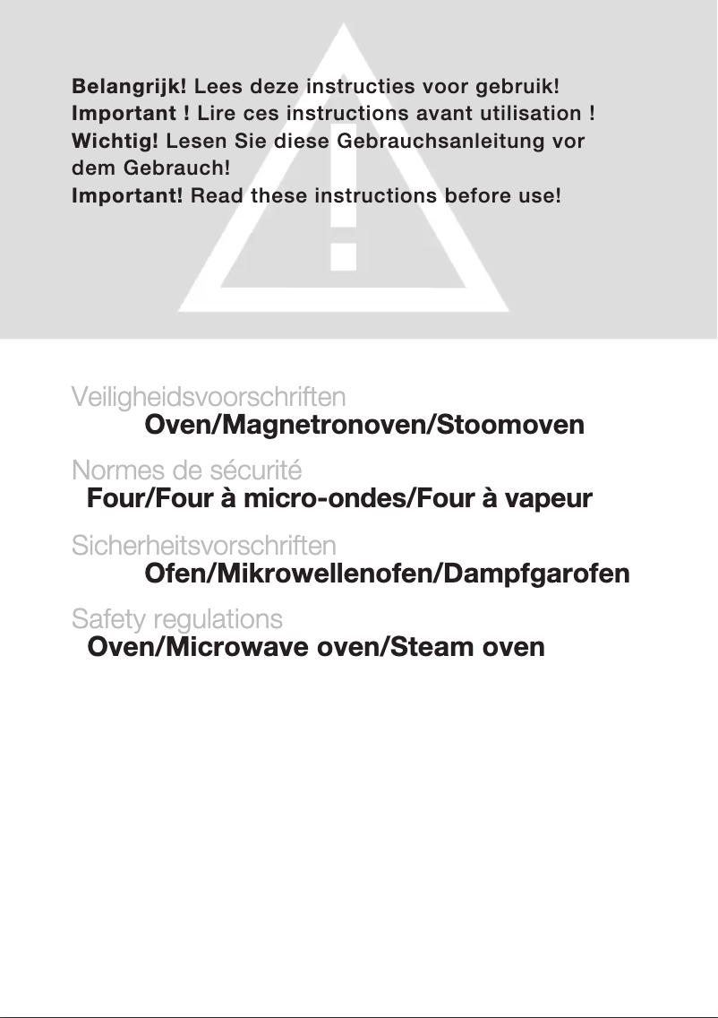 Page 1 de la notice Manuel utilisateur Asko OT8664S