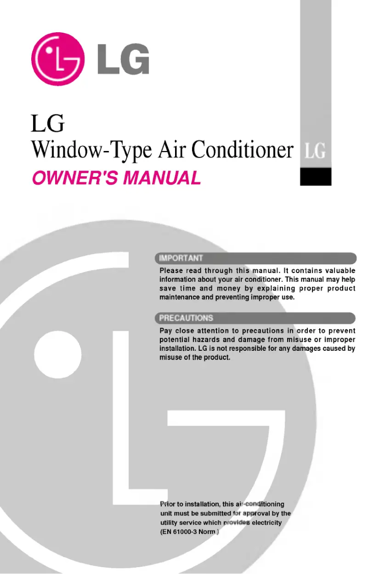 Page 1 de la notice Manuel utilisateur LG LWH186MBMM4